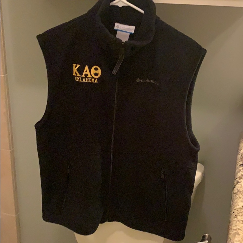 Columbia KAO Theta Fleece Vest Sorority
